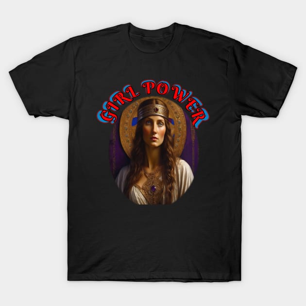 Girl power, religious pirate queen T-Shirt by sailorsam1805